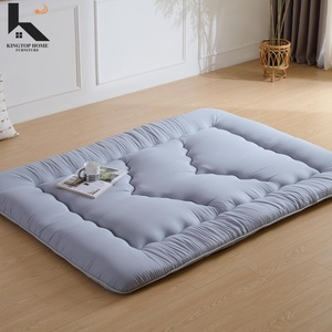 Matelas futon Queen Size matelassé, surmatelas pliable, <span class=keywords><strong>lit</strong></span> d'appoint respirant pour le sol, idéal pour le camping - Product Image 1