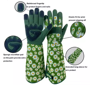 Sarung Tangan Taman Wanita Lengan Panjang Anti Duri Tahan Potong untuk Pemangkasan Mawar Pekerjaan Kebun Sarung Tangan Berkebun Pelindung Tahan Lama - Product Image 4
