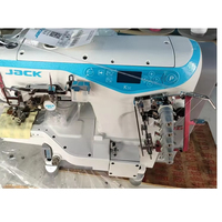 Machine à coudre cylindrique à point de recouvrement JACK K5E informatisée avec coupe-fil