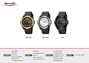 Montre chronographe ronde pour homme, bracelet en silicone de luxe, montre à quartz étanche 30M, montres en gros - Product Image 3
