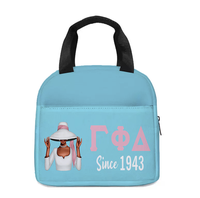 Bolsa de Almuerzo Personalizada de la Orden de la Estrella del Este, Bolsa Térmica Aislada para Hermanas de Sororidad, para Campamento, Viajes y Actividades al Aire Libre