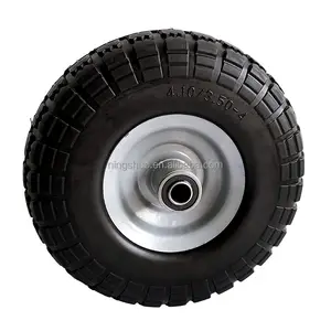 Heavy Duty Flat Livre Solid Foam Truck Wheelbarrow 4.10/3.50-4 Roda Para O Mercado De Columbia