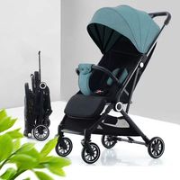 Poussette pliable pour bébé, poussette pour nouveau-né, poussettes pliables, porte-bébé, chariot de voyage, léger, poussette d'avion 2 en 1