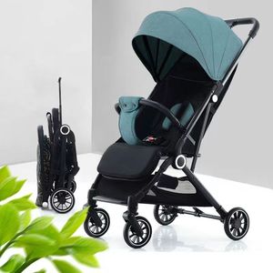 Gấp bé pram bé <span class=keywords><strong>Buggy</strong></span> Xe đẩy sơ sinh có thể gập lại prams bé tàu sân bay vận chuyển vận chuyển du lịch Trọng lượng nhẹ máy bay xe đẩy 2 trong 1 - Product Image 3
