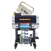 Imprimante d'étiquettes Uv A3 Dtf Uv Machine 30cm transfert ab Film Xp600 tête d'impression pour boîte