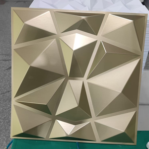 Tấm ốp tường PVC cách nhiệt màu đen kim cương bề mặt 50x50 cm bán chạy, thiết kế trang trí 3D - Product Image 3