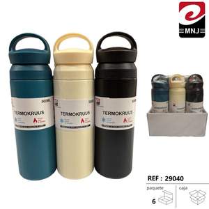 Gourde isotherme en acier inoxydable Mnj Termokruus 500 ml pour usage extérieur - Product Image 3
