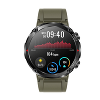 Montre connectée T30 avec grand écran rond HD de 1,6 pouce, affichage 400x400, batterie de 600 mAh pour hommes, montre connectée de fitness