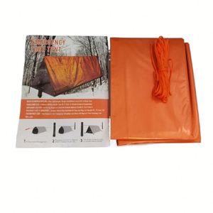 Tente thermique durable pour 2 personnes, abri simple pour le camping en plein air, les voyages, les situations d'urgence, kit de survie, fournitures, logo personnalisé - Product Image 2