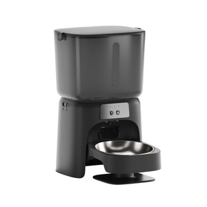 Comedero Inteligente Paiwang de 6L con Cámara, Control por Aplicación Wifi, para Gatos, Batería Recargable, Desmontable, Negro - Product Image 1