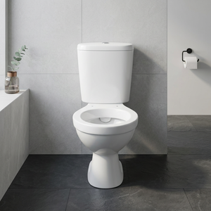Premium Grade Washdown Ceramic Two Piece Water Closet Sleek High Quality Bathroom Toilet WC Set - Product Image 1