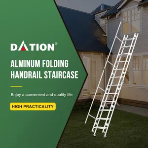 Wholesale Ladder Extension Apartment Aluminum Modern Foldable Extension Retractable Folding Household Outdoor