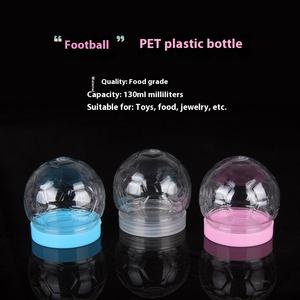 130ml Bouteille en <span class=keywords><strong>plastique</strong></span> PET transparente 53 dents pour bonbons cristal boue poudre bouffée beauté chocolat nourriture pour animaux de compagnie sucre Snack - Product Image 3