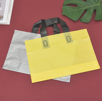 Sac fourre-tout en plastique avec Logo imprimé personnalisé, emballage réutilisable givré pour shopping
