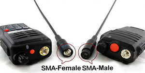 Antena CB Walkie Talkie para Radio Intercomunicador, Antena de Radioaficionado de 27MHz RH771 con Conector SMA Macho - Product Image 2