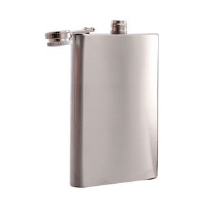 Petaca de acero inoxidable personalizada de 2, 4, 6, 8 oz para whisky y vino, portátil, de bolsillo, para exteriores, con estuche, para hombre - Product Image 2