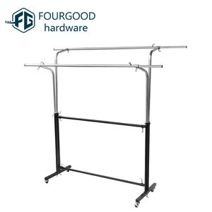 Magasin utilisé en métal double rail porte-vêtement - Product Image 1