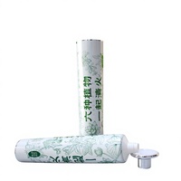 Tubes d'emballage de dentifrice en aluminium-plastique laminé 12,7-35 mm, écologiques, de qualité alimentaire, avec bouchon à vis, impression UV personnalisée