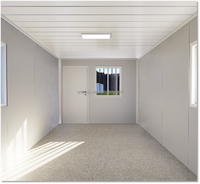 Maison modulaire préfabriquée isolée en conteneur démontable et ameublée, pour habitation, bureau, bâtiment, atelier, design moderne