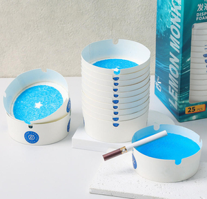 Nuovo Stile Popolare: 25 Pezzi di Posacenere Portatili Usa e Getta di Alta Qualità, Senza Fumo, per <span class=keywords><strong>Casa</strong></span> - Product Image 2