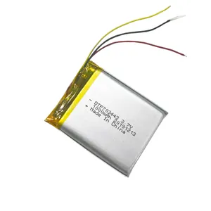 リチウムポリマー電池3.7 v DTP703443 1000 mah