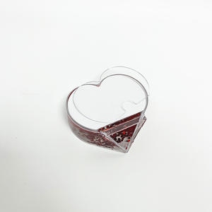 Regali di compleanno personalizzati globo d'acqua acrilico cuore rotondo stella cornice per foto a forma di Acr con Glitter - Product Image 4