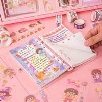 Set Creativo de Libreta Kawaii para Niños, Caja de Regalo con Lindos Suministros para Estudiantes, Material de Papel, Regalo para Actividades Escolares para Niñas