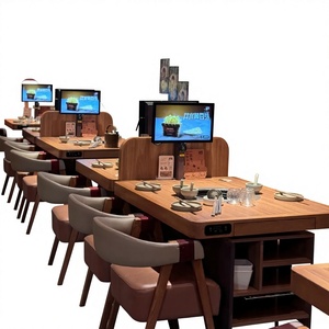 Mesa de Comedor Inteligente y Moderna para Restaurante con Purificación de Aire para Uso Comercial en Exteriores, Centro Comercial, Barbacoa sin Humo - Product Image 4