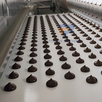 Machine de moulage de chocolat Déposant automatique de chocolat Machine de fabrication de pièces de monnaie de chocolat à vendre