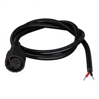 Kabel Daya Tahan Air M12 Khusus untuk Luar Ruangan, Tenaga Surya, 2-core 3-core, Kabel Docking dengan Steker Pria Wanita untuk LED