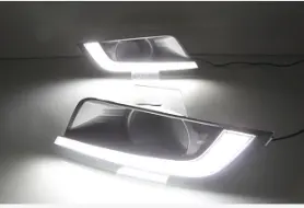 Gobison fabrika fiyat LED DRL dönüş sinyal ışığı gündüz farları sis lambası Ford Ranger 2015 2016 sis işık