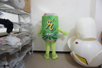 Costume de mascotte gonflable personnalisé sur le thème des personnages, en forme de canette en aluminium, pour Halloween, carnaval, cosplay pour adulte