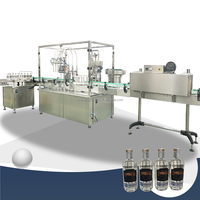 Machine de remplissage automatique de bouteilles en verre d'alcool d'alcool pour l'embouteillage de whisky de vin de Champagne