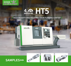 Tour automatique HT5 - Centre de tournage horizontal à banc incliné robuste avec système Fanuc 3 axes haute précision - Product Image 4