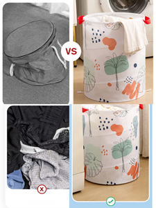 Công Suất Lớn Có Thể Gập Lại Lưu Trữ Túi Ráp Giặt Giỏ Trong <span class=keywords><strong>Polyester</strong></span> <span class=keywords><strong>Hamper</strong></span> Cho Quần Áo Tổ Chức Lưu Trữ Giỏ - Product Image 6