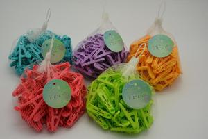 1101 Lot de 50 <span class=keywords><strong>pinces</strong></span> à linge en plastique pour le séchage domestique, idéales pour chaussettes, sous-vêtements et vêtements - Product Image 6