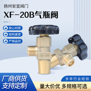 วาล์ว XF-20B สำหรับถังแก๊สไนโตรเจน/อาร์กอน ขนาดเส้นผ่านศูนย์กลาง 4 มม. แรงดัน 23MPa หัวถังออกซิเจน เกลียว 25E วาล์วถังแบบเกลียว - Product Image 2