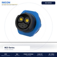 Conector Impermeable IP67 para Exteriores con Bloqueo Confiable Antidesprendimiento y Resistencia a Vibraciones M23 para Vehículos Eléctricos LED