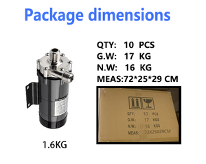 Stainless Steel Magnetic Drive <strong>Pump</strong> Centrifugal Food Grade <strong>Home</strong> Brew <strong>Pump</strong> <strong>for</strong> Soda / <strong>Beer</strong> Brewing - Product Image 5