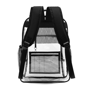 Mochila transparente de PVC de 20L, gran capacidad, cremallera antirrobo, impermeable, deportiva, informal, unisex - Product Image 6