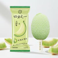 Hami Meloen Kokos IJsroom Fruitige Smaak Diepvries Dessert Knapperig Exotisch Zoet Snack Groothandel Bulk