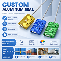 Sceau de sécurité anti-effraction hexagonal en alliage d'aluminium ST-CS-HJ6 pour la logistique haute sécurité