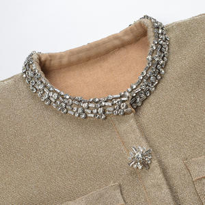 महिलाओं के सुरुचिपूर्ण स्वभाव सोने के हीरे की लंबी पोशाक ट्रेंडिंग एबे की ड्रेस ट्रेंडिंग अबी <span class=keywords><strong>2026</strong></span> उत्पादों - Product Image 4