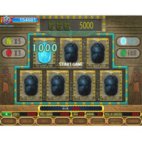 Factory Direct Sale Het Dual Screen Skill Game Machine Pyramid Plus Piramide Plus Game Software Metal Material 1 Year Warranty