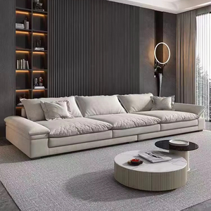 Juego de sofás de sala de estar de estilo moderno al por mayor, <span class=keywords><strong>muebles</strong></span> de apartamento pequeños de hotel de tela, sofá de 3 plazas, sofá de tela - Product Image 1