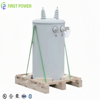 Transformateurs électriques monophasés 25 kVA montés sur poteau, norme ANSI 50/60 Hz, 6 kV, 10 kV, 20 kV, 35 kV, 480 V, système de distribution d'énergie