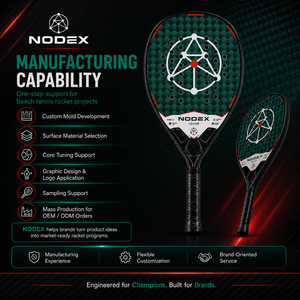 Racchetta da Beach <span class=keywords><strong>Tennis</strong></span> NODEX Premium OEM, in Fibra di Carbonio 18K, Personalizzabile e Professionale - Product Image 6