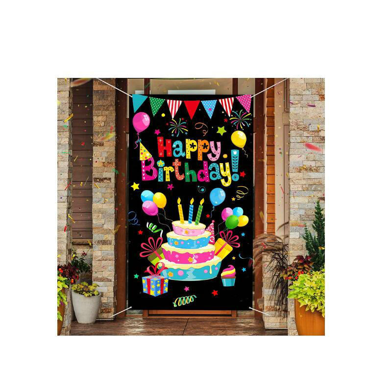 Custom Happy Birthday Background Cloth Birthday