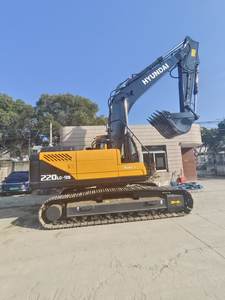 รถขุดมือสองยอดนิยม ยี่ห้อฮุนได เกาหลี ขนาด 22 ตัน รุ่น 220lc-9s รถขุดใช้แล้ว กำลังเครื่องยนต์ 125 กิโลวัตต์ ความจุบุ้งกี๋ 1 ลูกบาศก์เมตร ระบบเกียร์ PLC ปั๊ม - Product Image 2