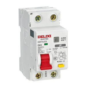 Disjoncteur différentiel 4 pôles 25A 40A 30mA 2P 3P 3P+N 4 pôles intelligent mini 32A ELCB - Product Image 2